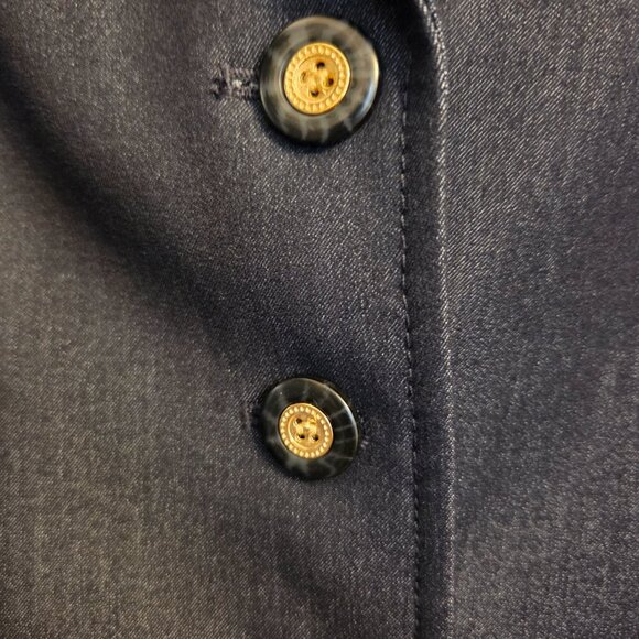 Tahari Blue Demin like blazer size 16 NWT - Picture 4 of 6